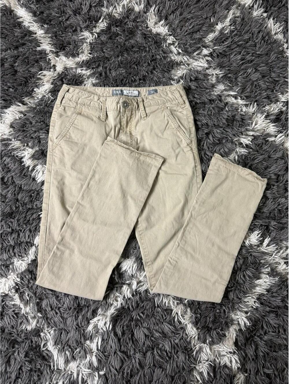 BKE Buckle Jake Straight Khakis Men’s 30L 30x31 Straight Leg Casual Dress Pants